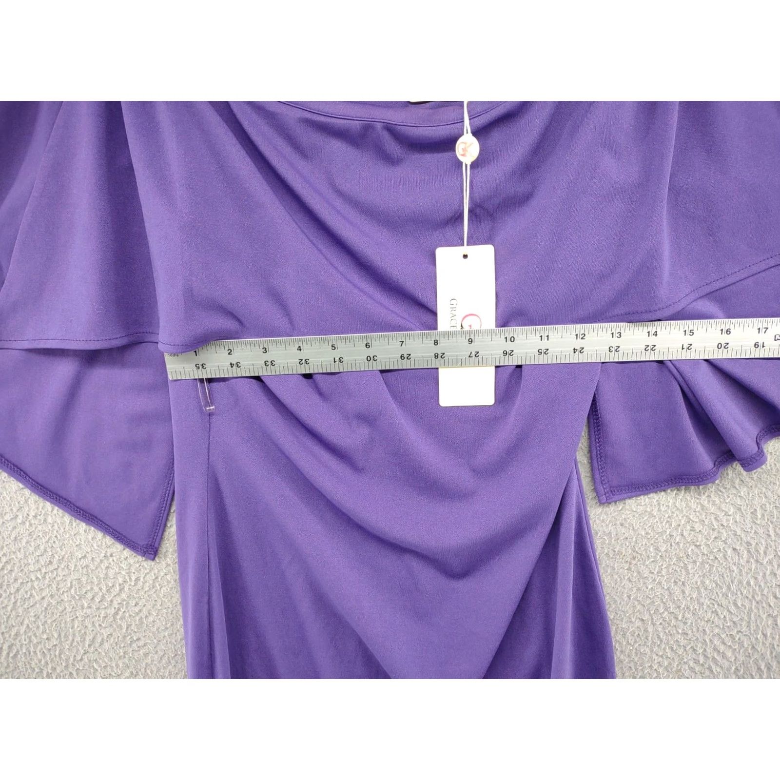 Vintage Grace Karin Women's Purple Pullover Midi Dress in Size Medium NEW with Tags Size M / US 6-8 / IT 42-44 - 5 Thumbnail
