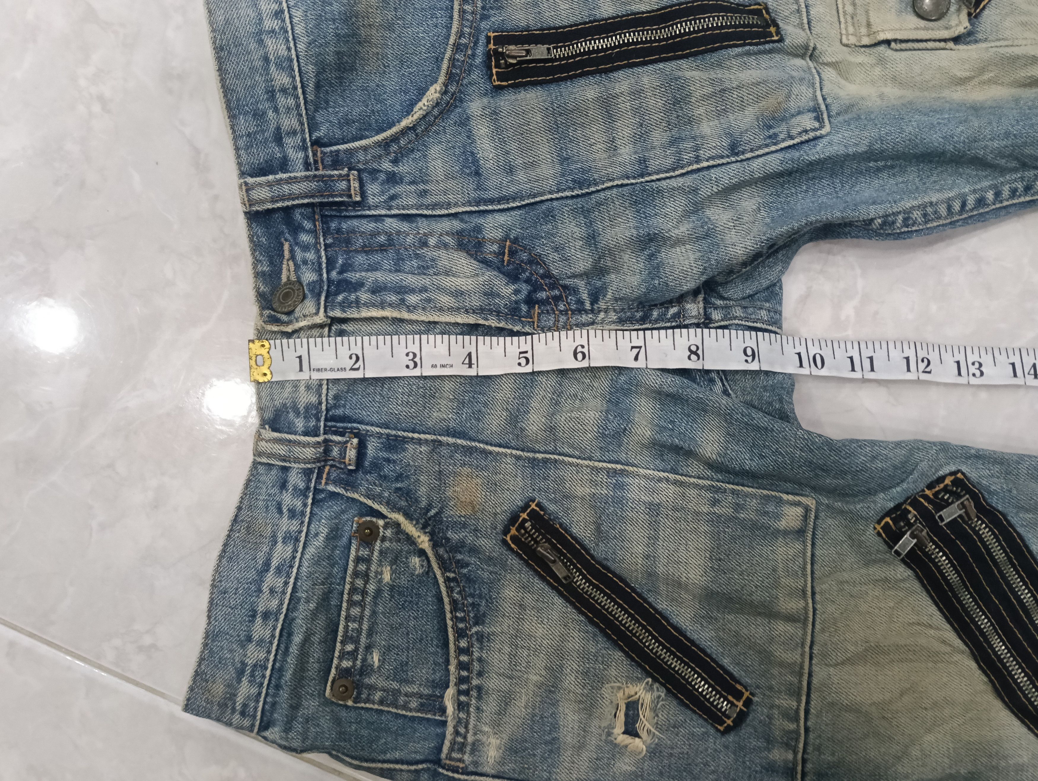 Le Grande Bleu (L.G.B.) RNA Slang Chaos Japan Brand Punk Anarchy Style Size 30" / US 8 / IT 44 - 16 Thumbnail