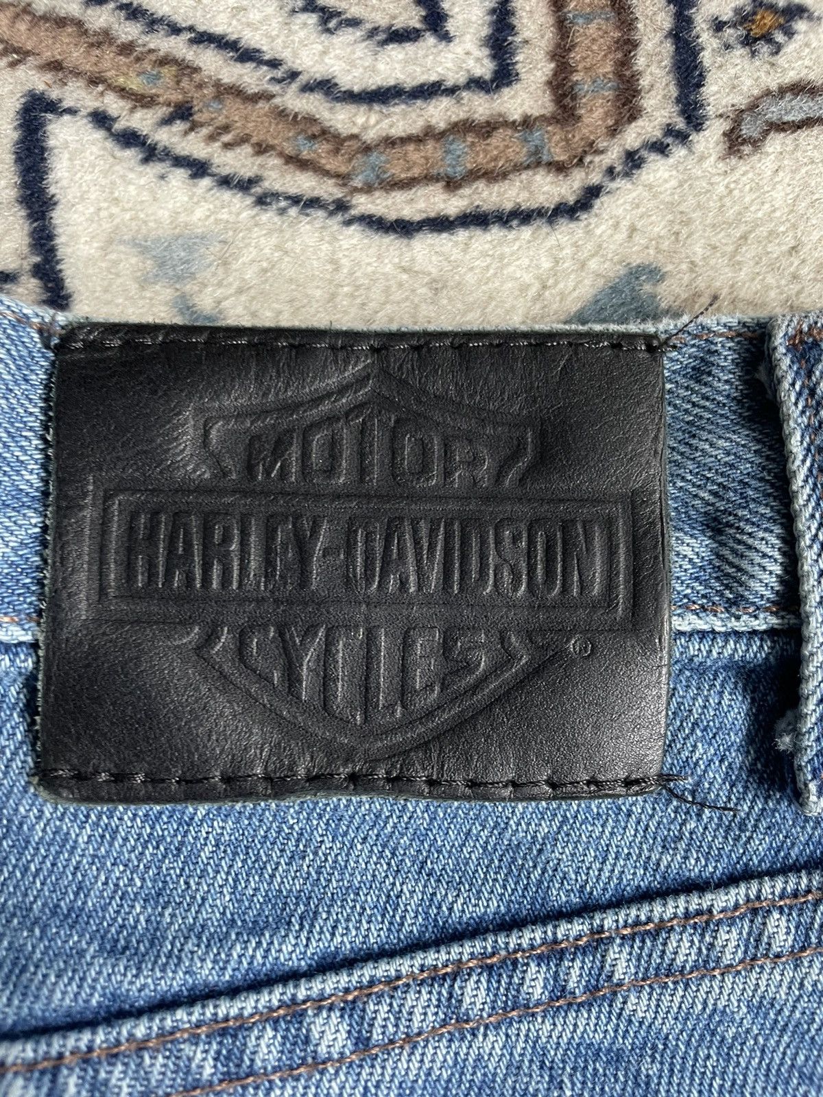 Vintage Vintage Harley Davidson Jeans Size US 36 / EU 52 - 4 Thumbnail