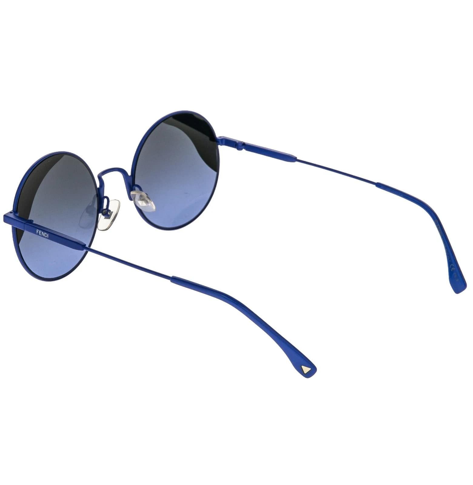 Fendi FENDI FF0248S 0248 Waves Blue Green Mirrored Sunglasses Size ONE SIZE - 7 Thumbnail