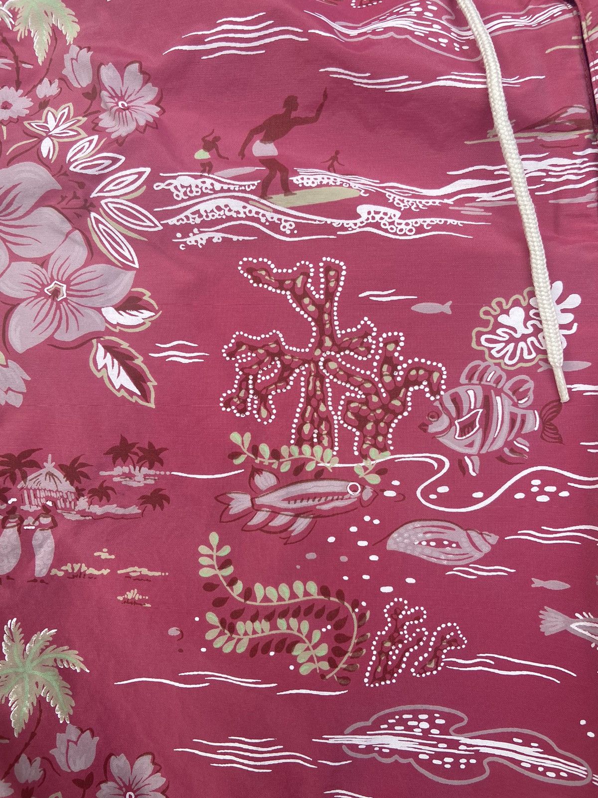 Polo Ralph Lauren × Vintage Vintage Polo Sport Swim Trunks XL 39” Y2K Hawaiian Floral Size US 39 - 6 Thumbnail