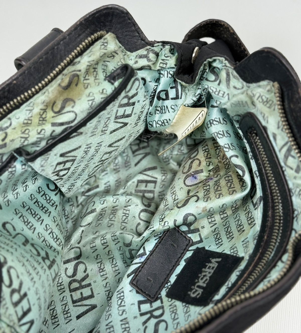 Versus Versace Versace Versus vintage nylon leather baguette bag Size ONE SIZE - 10 Thumbnail