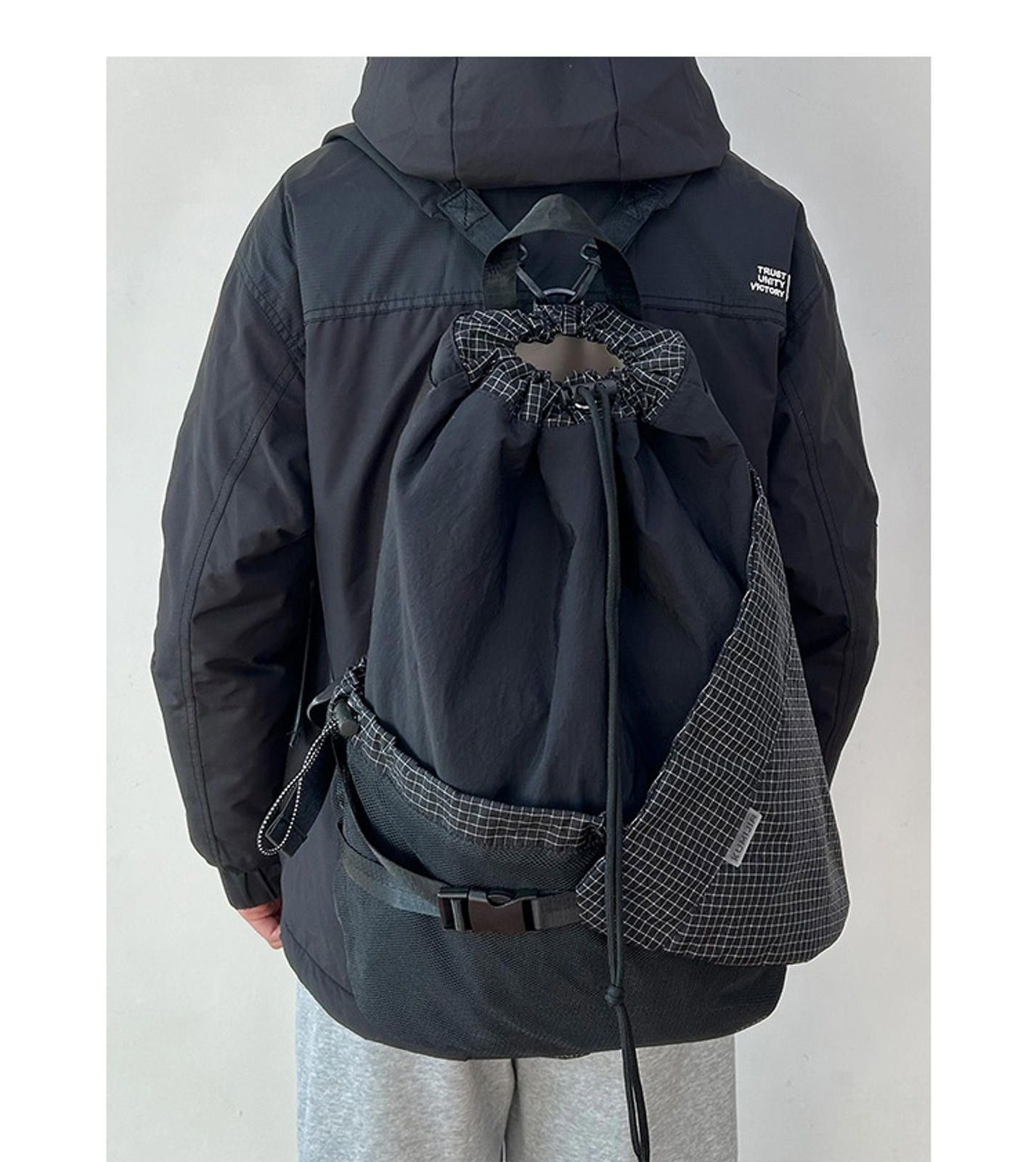 Trendy Black Casual Backpack with Stylish Design