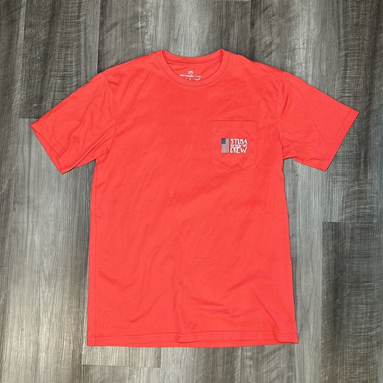 Southern Tide Southern Tide STUSA Crew Pocket Tee - Small Size US S / EU 44-46 / 1 - 2 Thumbnail