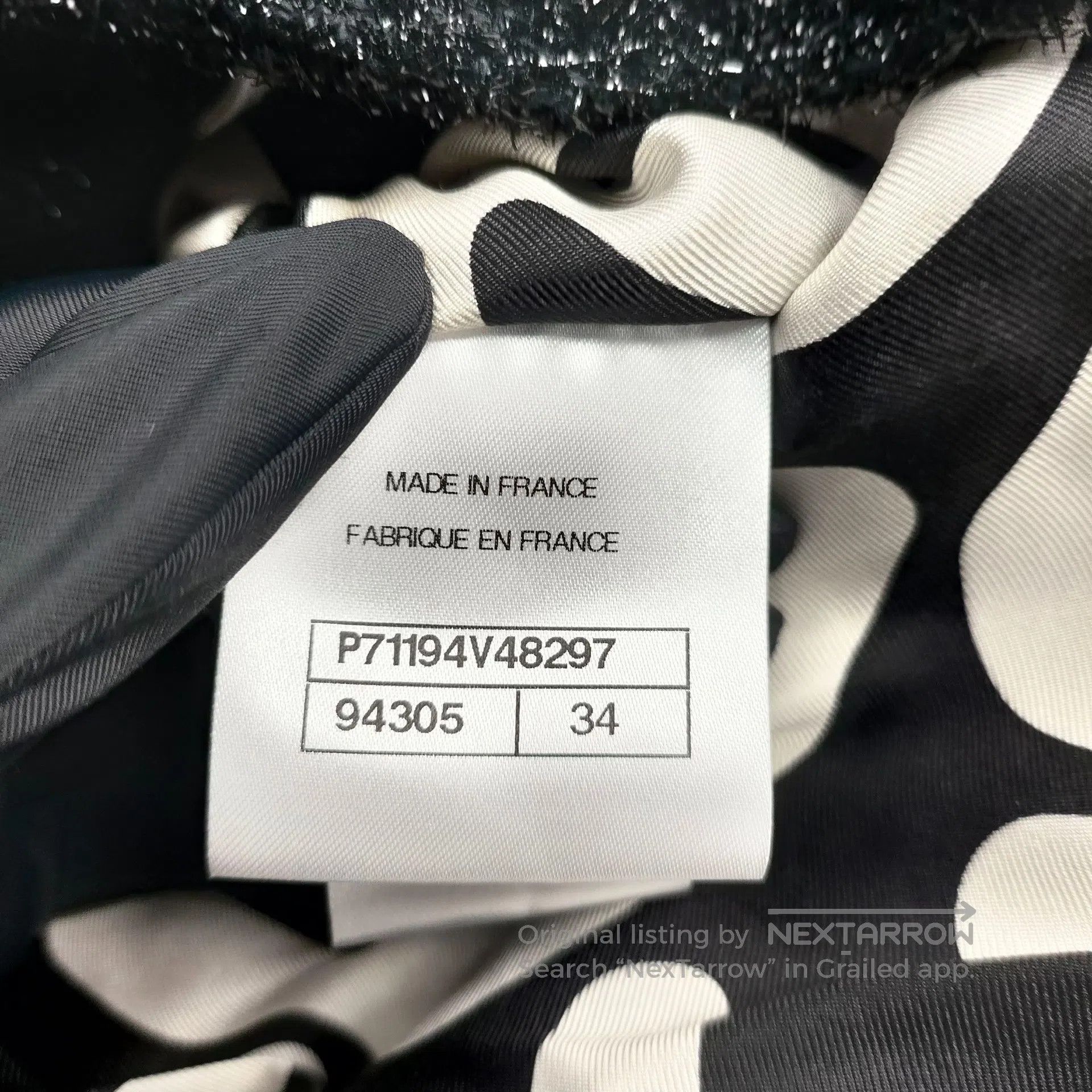 Chanel Chanel Black short shiny sequin heart button coat size 34| Size XXS / US 00 / IT 34 - 6 Thumbnail