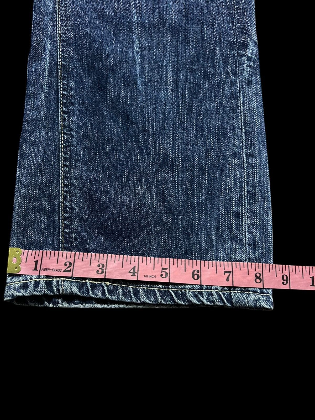 Edwin × If Six Was Nine × Le Grande Bleu (L.G.B.) VINTAGE EDWIN 503 BLUE TRIP WASHED JEANS Size US 33 - 16 Thumbnail