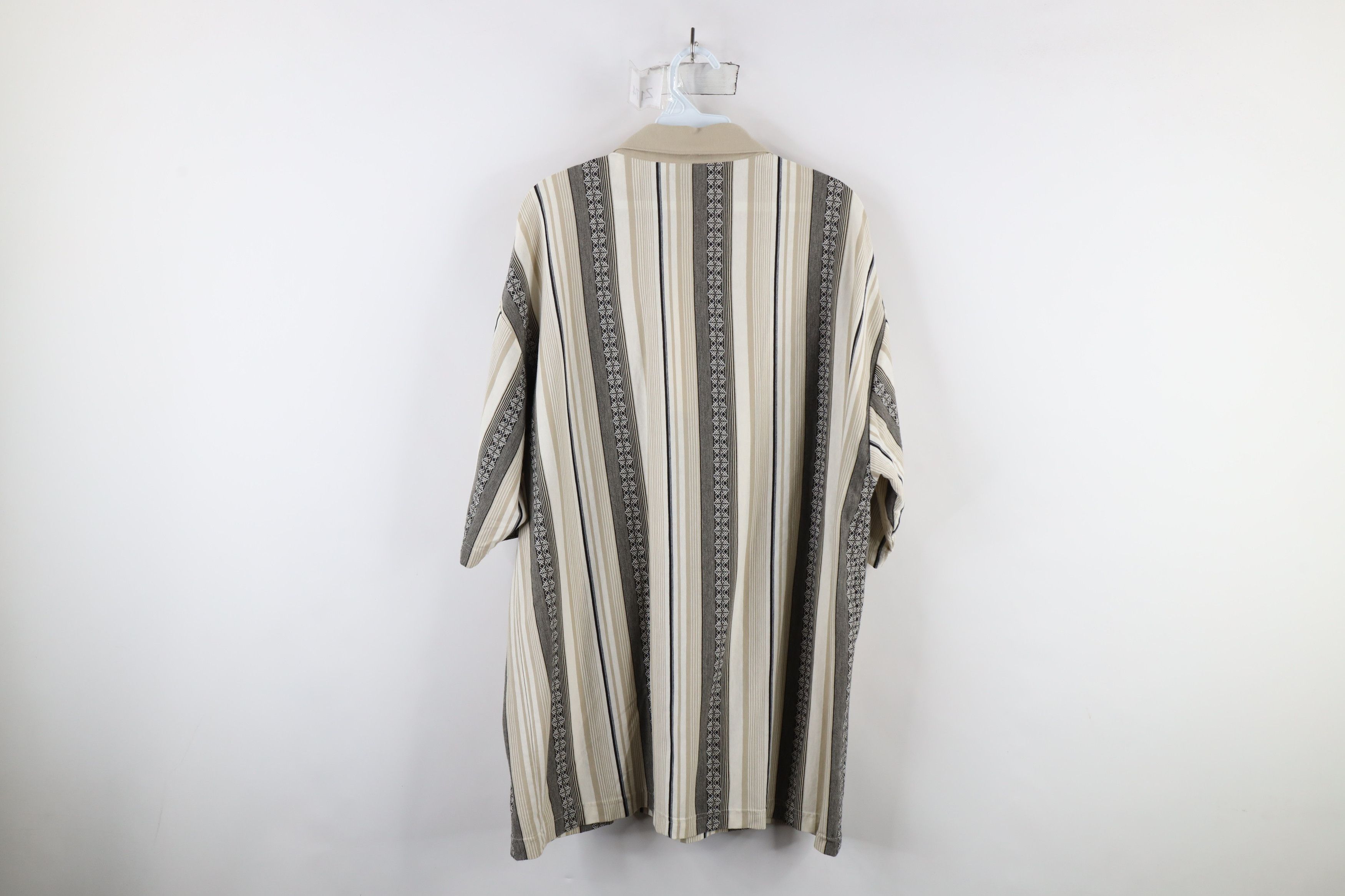 Vintage Vintage 90s Streetwear Fiesta Knit Short Sleeve Polo Shirt Size US XL / EU 56 / 4 - 10 Thumbnail