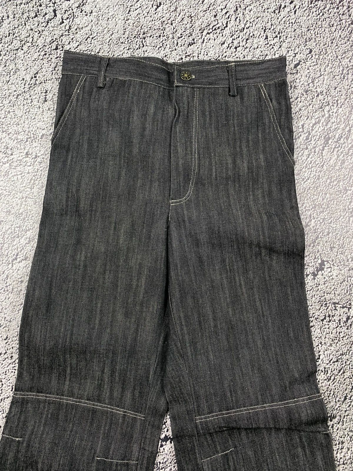 Vintage Vintage Y2K wide faded double knee pants juicy style Size 28" / US 6 / IT 42 - 2 Thumbnail