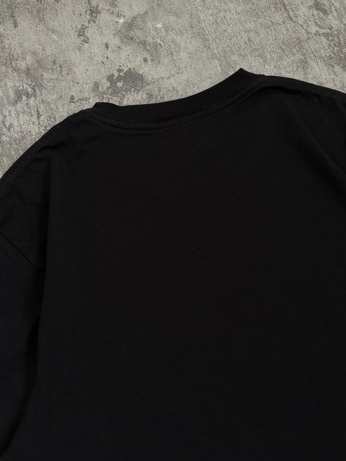 The Kooples The Kooples Flames Logo Print Total Black T-shirt Size US XL / EU 56 / 4 - 5 Thumbnail