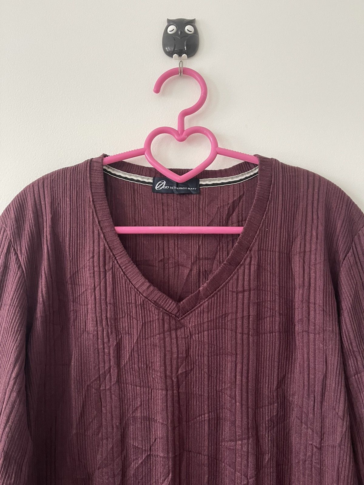 Tornado Mart Rare Vintage TORNADO MART Zero Maroon Plain Size US M / EU 48-50 / 2 - 2 Thumbnail