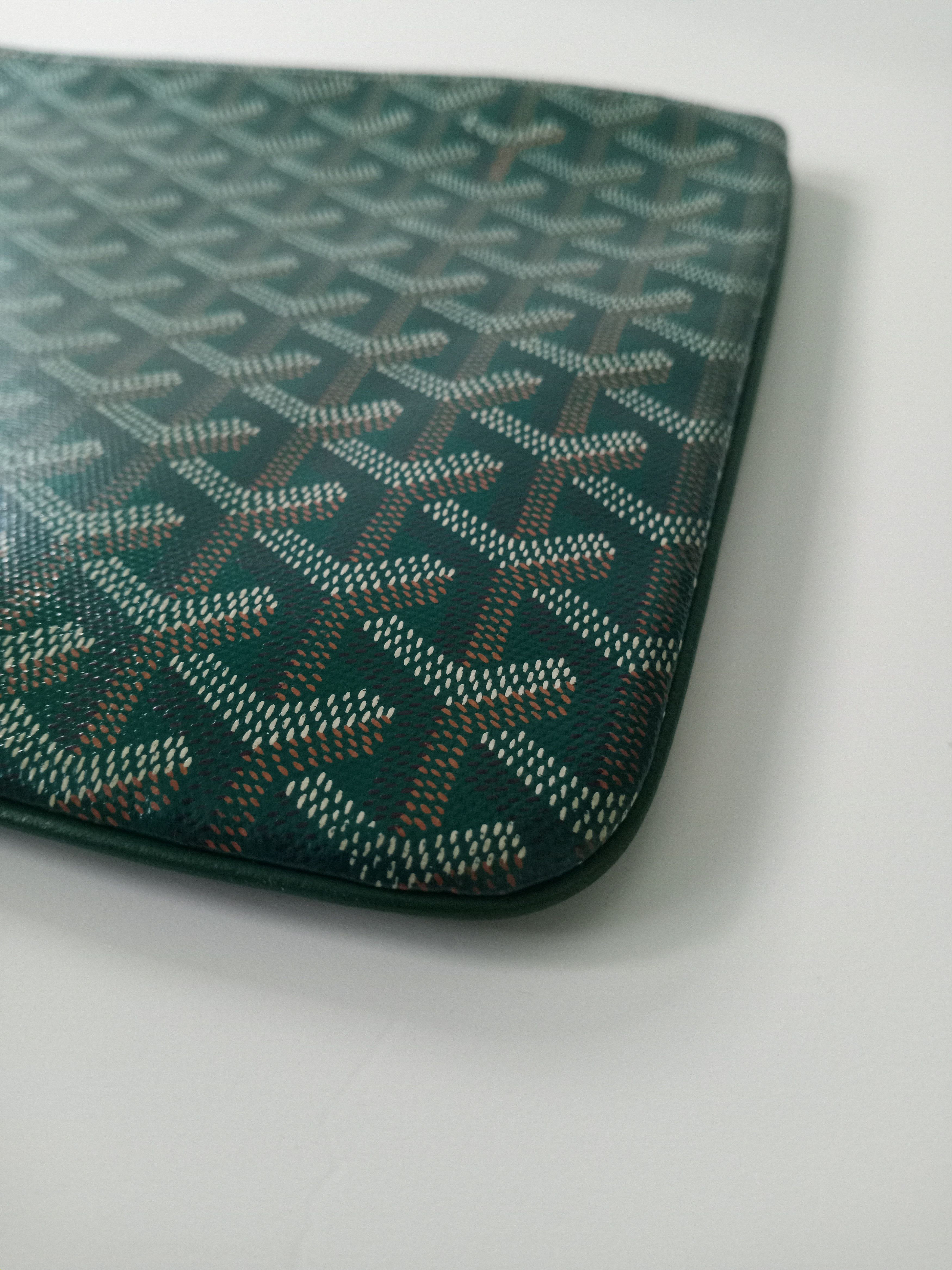 Goyard Goyard Senat Pouch Pochette MM Clutch Bag Green - 2020 Model Size ONE SIZE - 9 Thumbnail