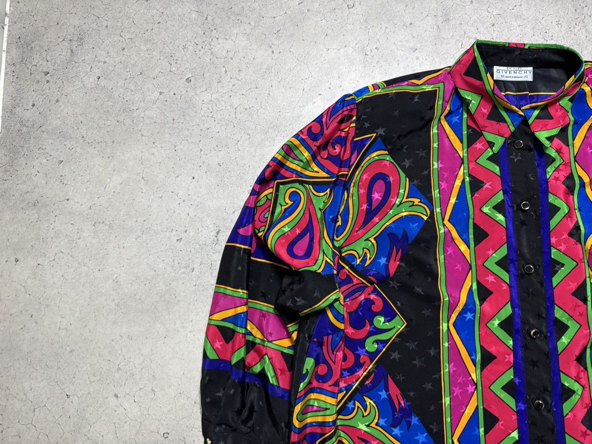 Givenchy Givenchy En Plus Vintage 80’s Luxury Button Up Shirt Size US XXL / EU 58 / 5 - 5 Thumbnail