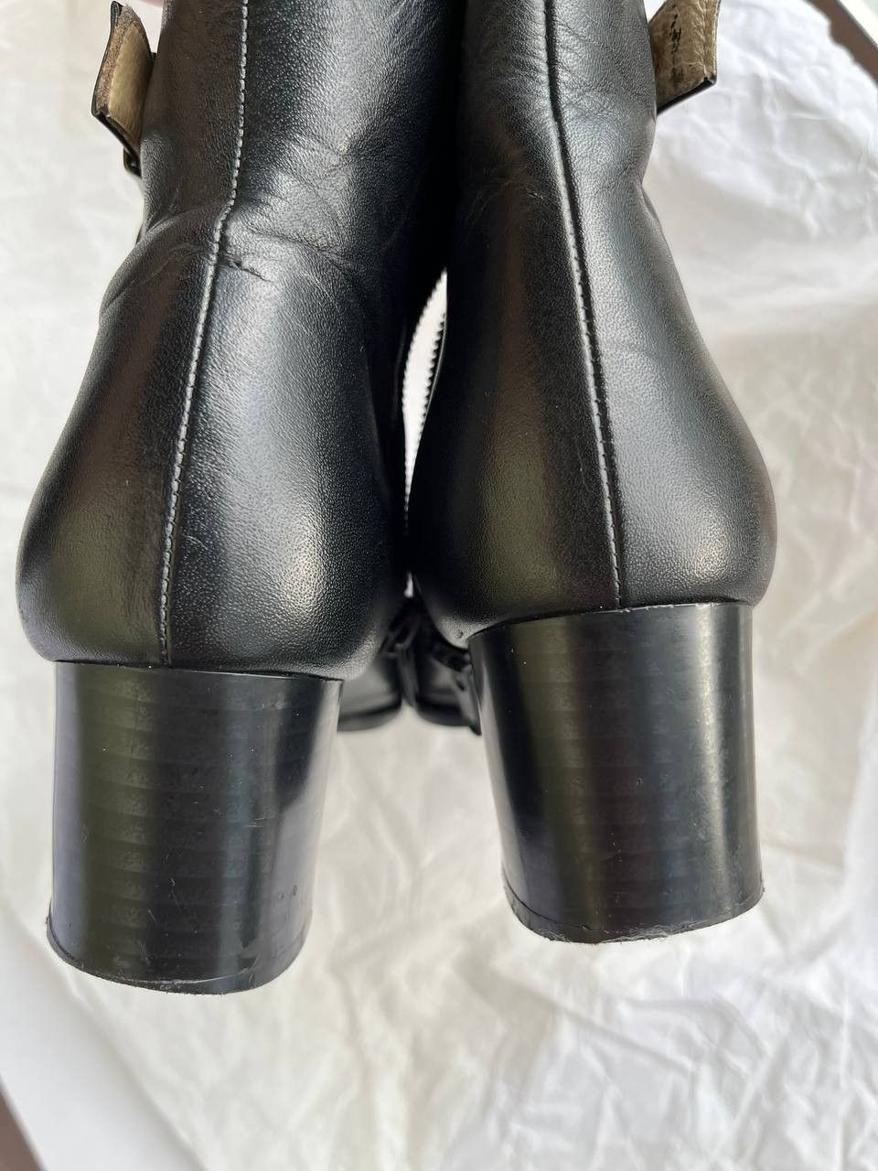 Japanese Brand × Vintage A.D.O Collection vintage japanese black leather ankle boots Size US 6.5 / IT 36.5 - 2 Thumbnail