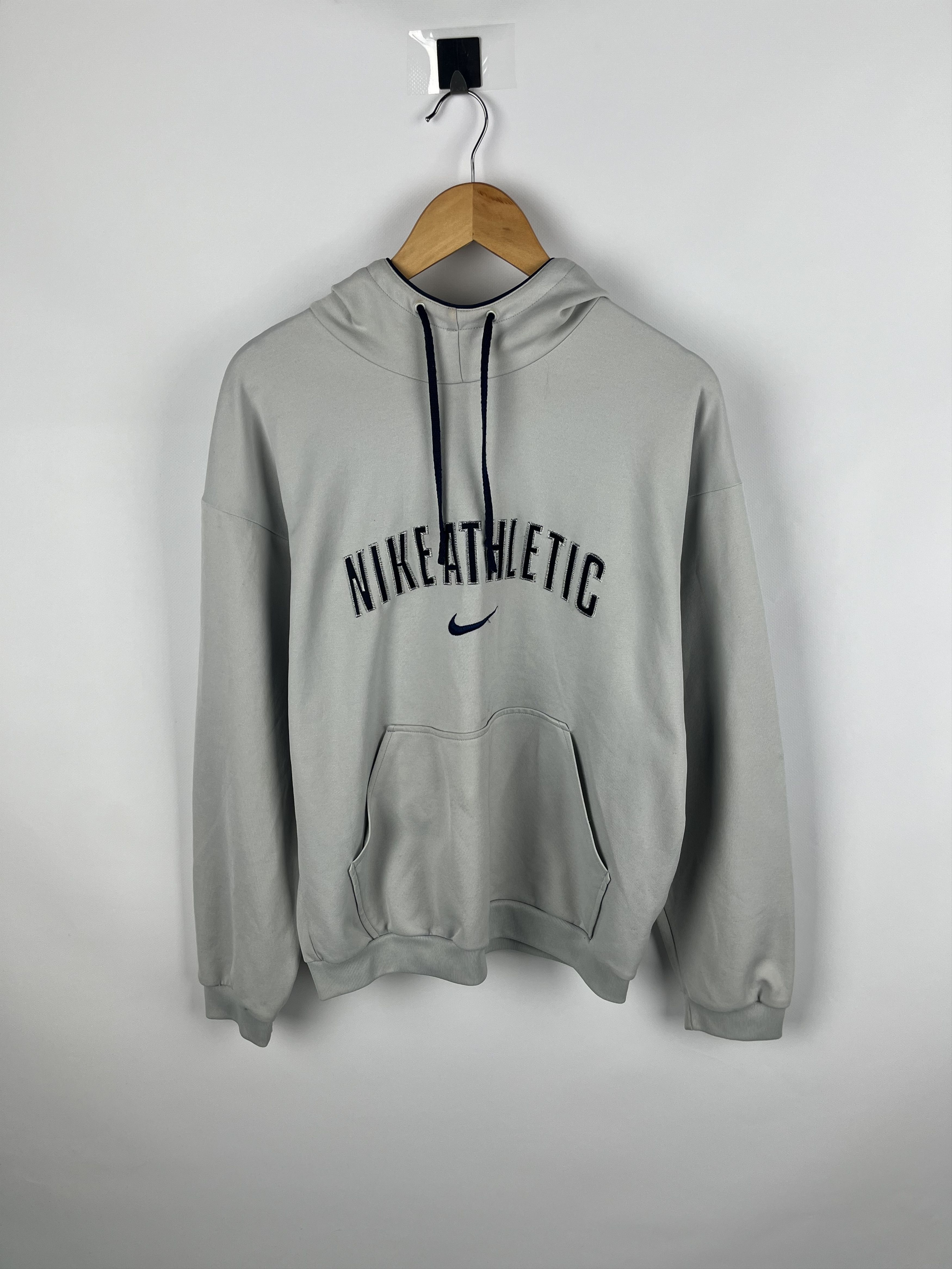 Nike Nike Athletic Vintage Hoodie 00s Baggy Fit Embroidered Logo Size US M / EU 48-50 / 2 - 1 Thumbnail