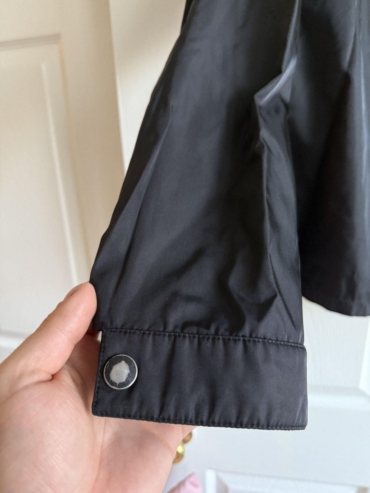 Prada Prada Monogram Black Nylon Longsleeve Shirt Size US M / EU 48-50 / 2 - 4 Thumbnail