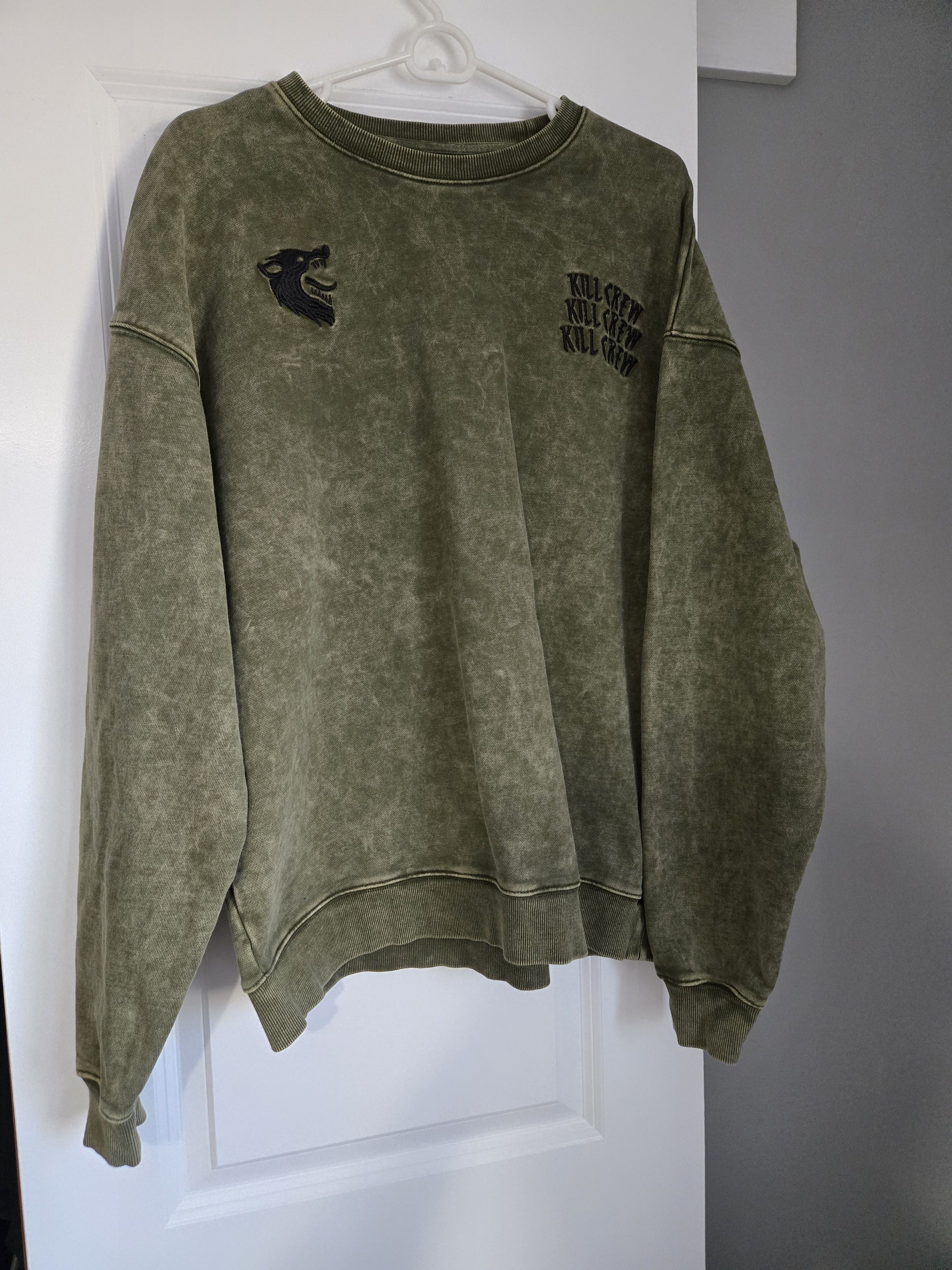 Designer Kill Crew HEAVYWEIGHT LUX WOLF CREW NECK Size US M / EU 48-50 / 2 - 1 Thumbnail