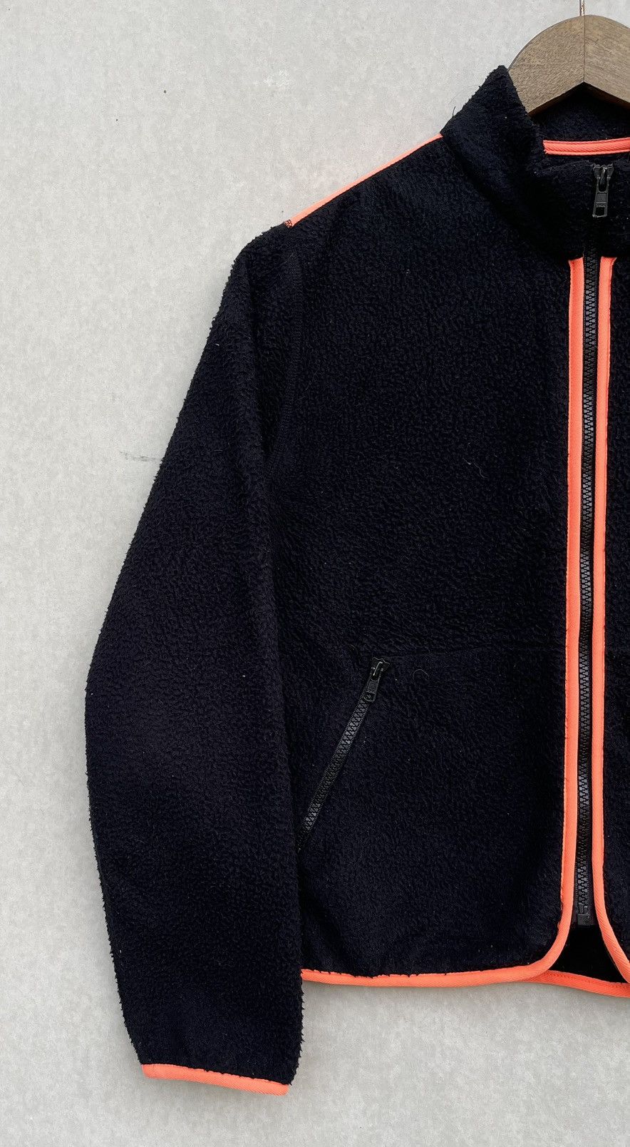 agnes b. 🔥Vintage Agnes B. Fleece Women's Jacket Zip Up Size M / US 6-8 / IT 42-44 - 4 Thumbnail