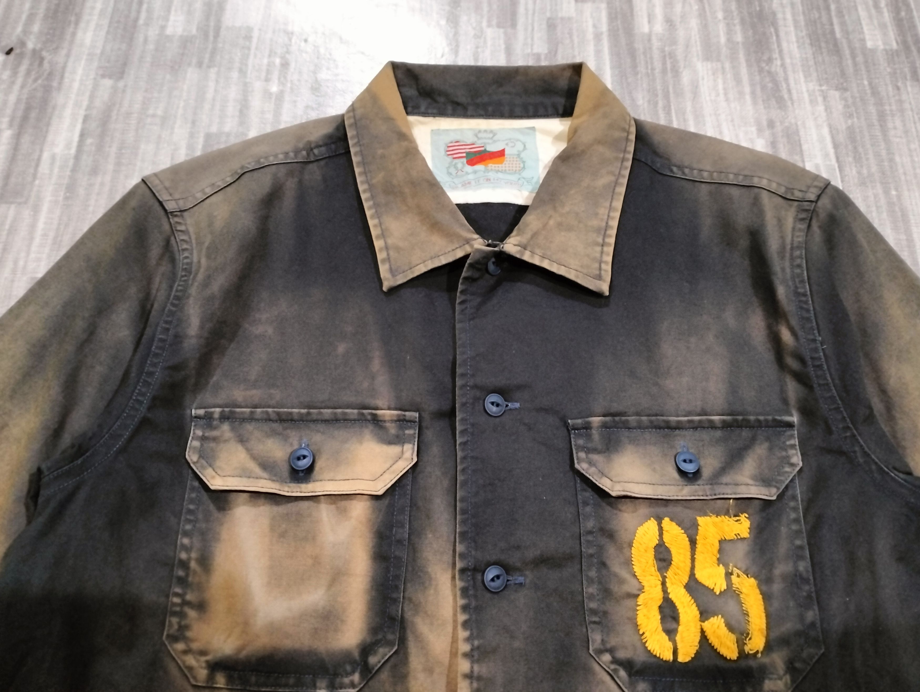 Karl Helmut Karl Helmut Four Pocket Light Jacket Embroidered Acid-Wash Size US M / EU 48-50 / 2 - 7 Thumbnail