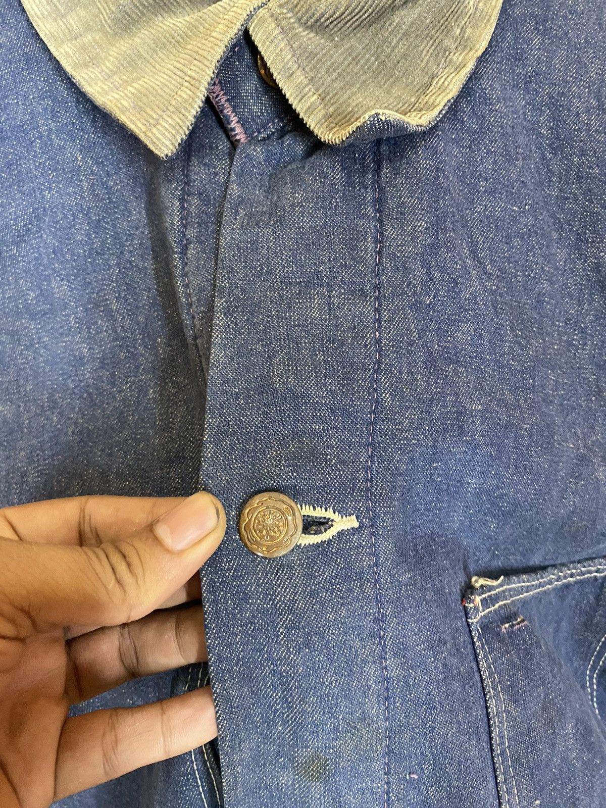 Vintage × Wrangler Vintage 70s wrangler chore jacket inside blanket Size US L / EU 52-54 / 3 - 11 Thumbnail