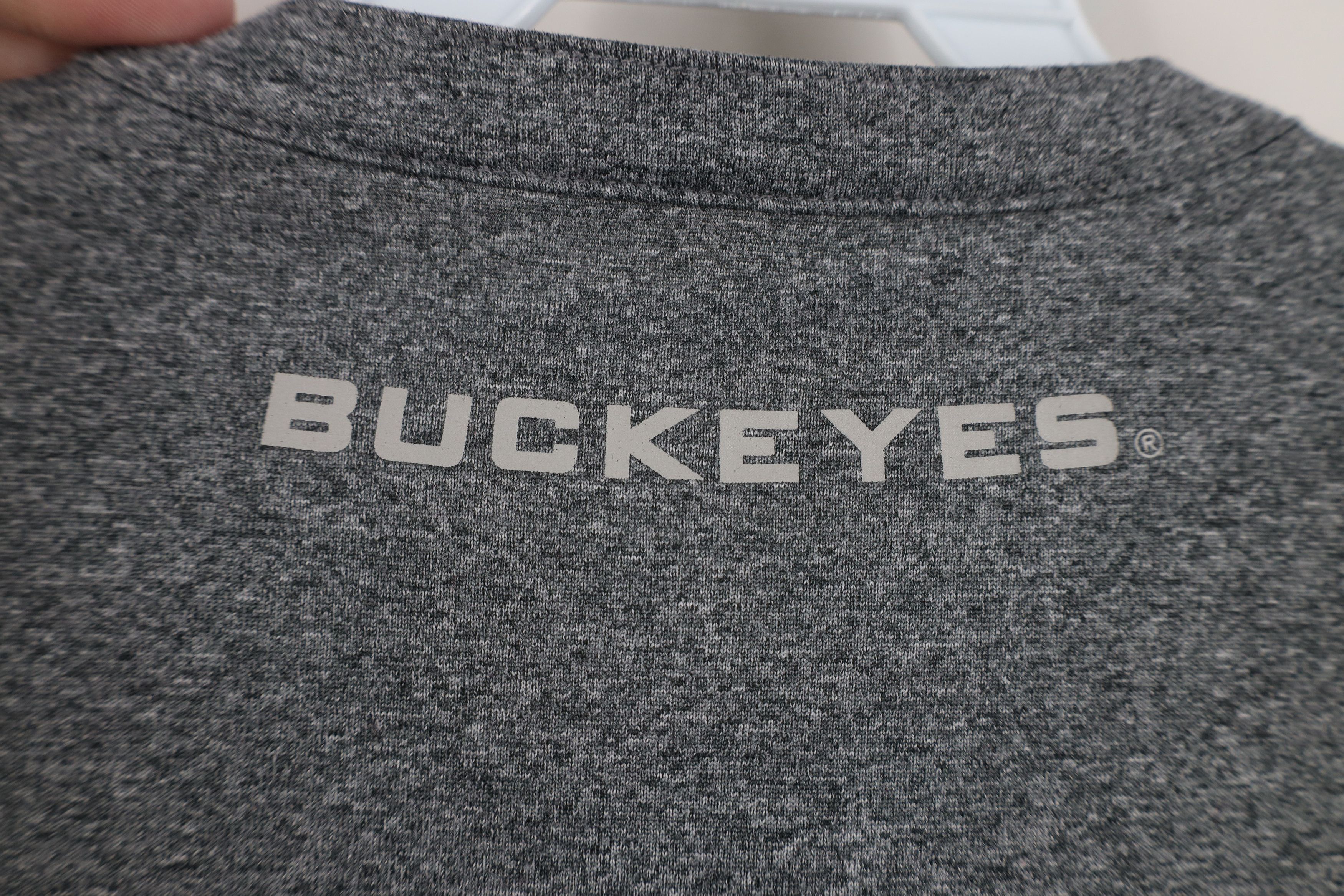 Nike Nike Ohio State University 3/4 Sleeve Raglan Henley T-Shirt Size US M / EU 48-50 / 2 - 12 Thumbnail