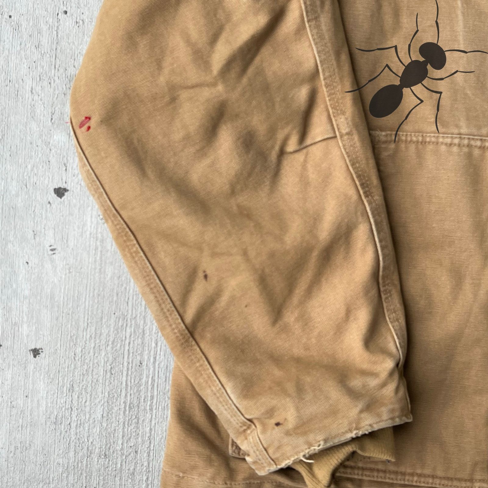 Carhartt × Vintage Carhartt C61 CML brown chore work wear jacket Size US L / EU 52-54 / 3 - 7 Thumbnail
