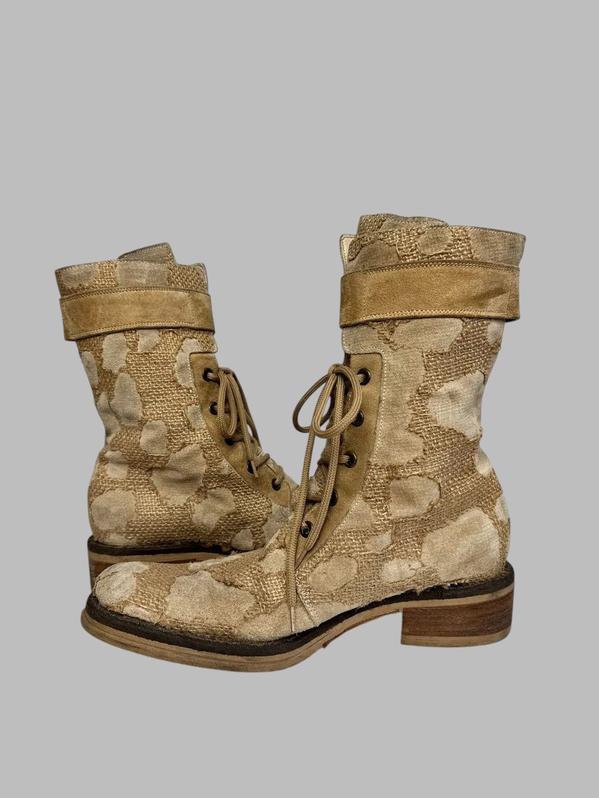 A.S.98 Issey Miyake Guidi Style Vintage AS98 High Leather Boots Size US 8 / IT 38 - 8 Thumbnail