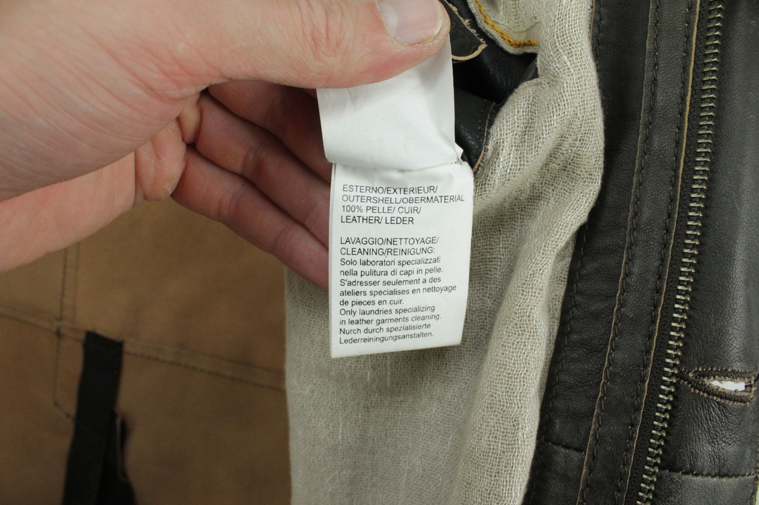 Gimo's Gimo's Light Leather Jacket Men's Size US M / EU 48-50 / 2 - 11 Thumbnail