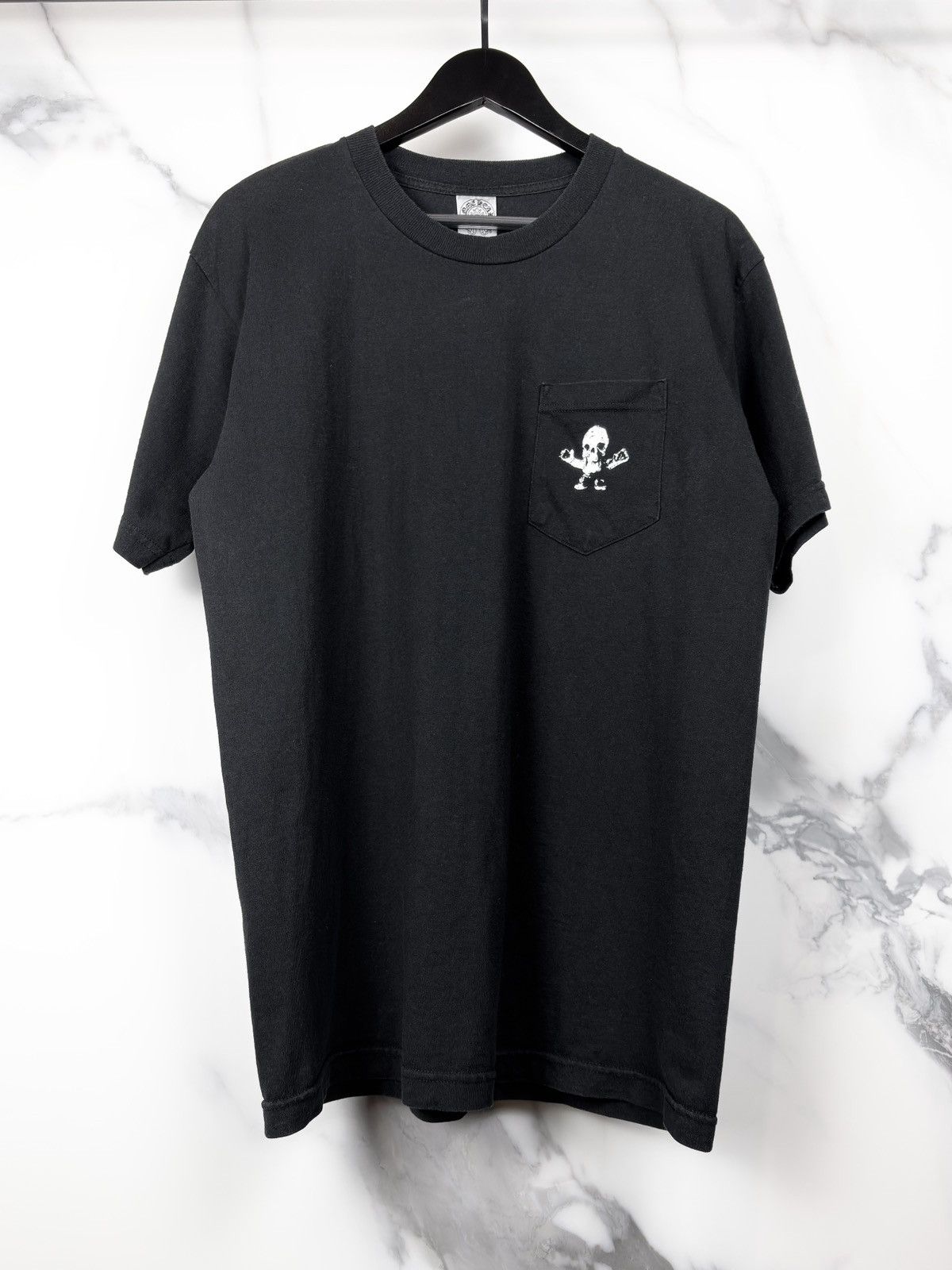 Chrome Hearts Chrome Hearts Vintage Foti Skull Harris Teeter Pocket Tshirt Size US L / EU 52-54 / 3 - 2 Thumbnail