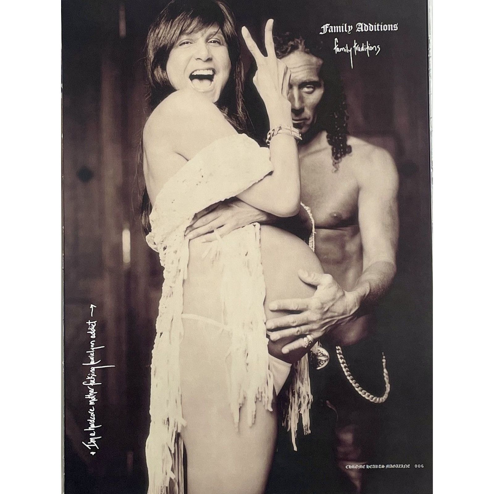 Chrome Hearts × Japanese Brand × Vintage Chrome Hearts Richard Stark vintage photo Poster framed 9x11 Size ONE SIZE - 2 Thumbnail