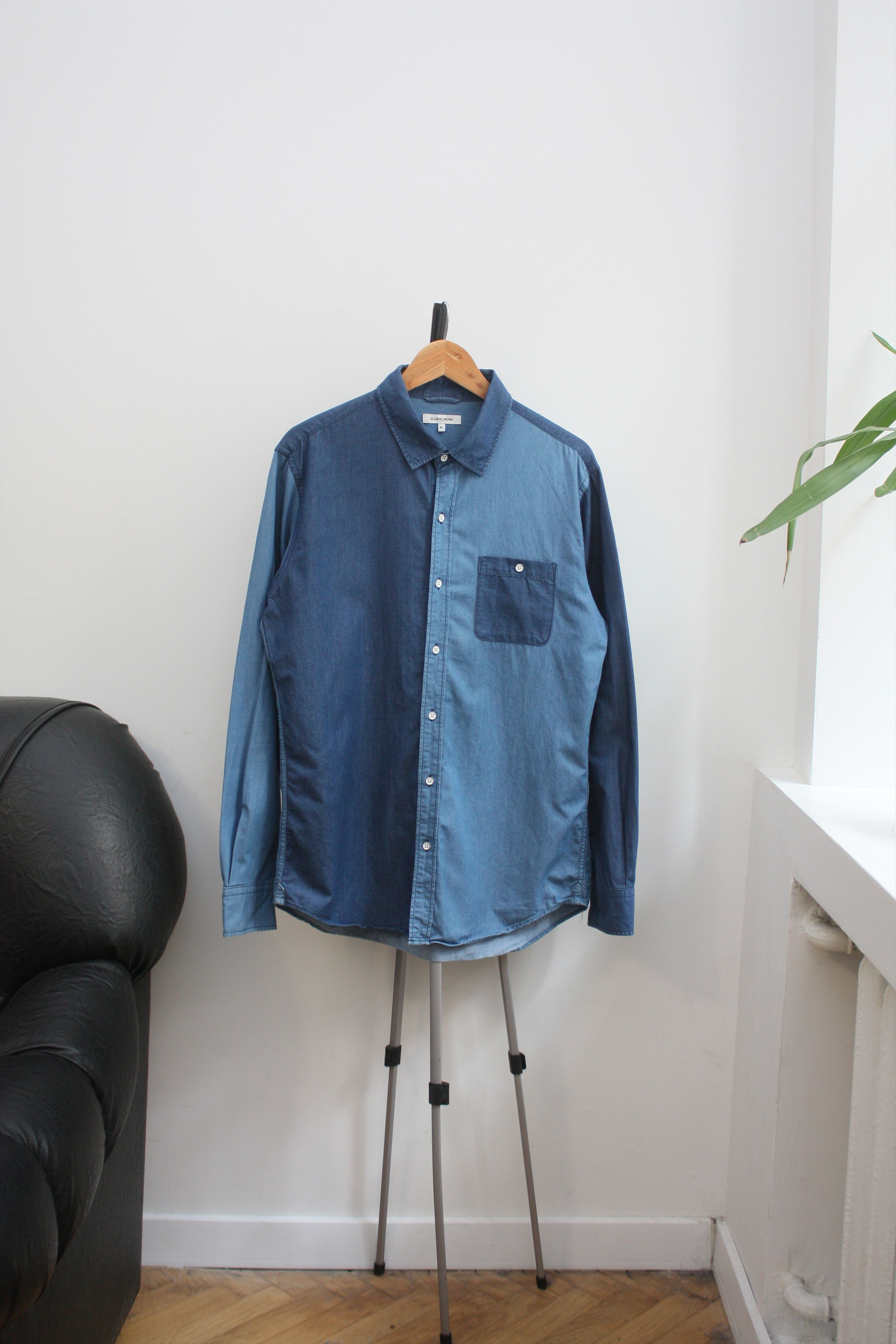 Global Work Global Work Denim Blue Patch Work Shirt Size US L / EU 52-54 / 3 - 3 Thumbnail