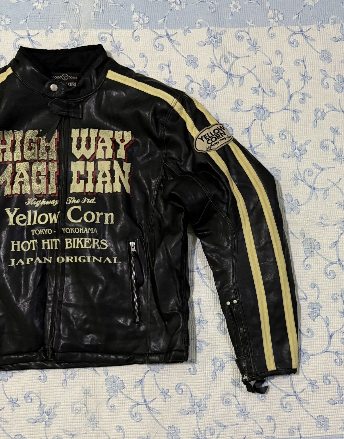 YELLOW CORN Yellow Corn Leather Jacket Highway Size US XL / EU 56 / 4 - 3 Thumbnail