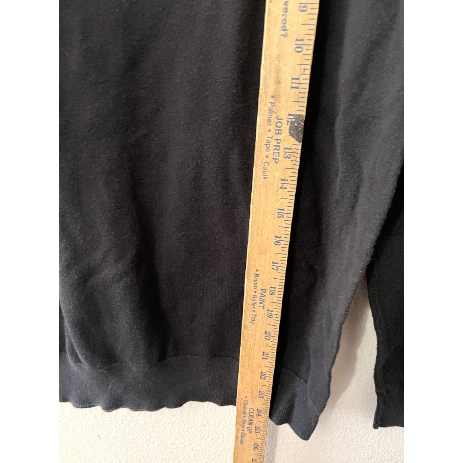 Loft LOFT Sweater Womens Solid Black Button Shoulder Long Sleeve Size M Size M / US 6-8 / IT 42-44 - 4 Thumbnail