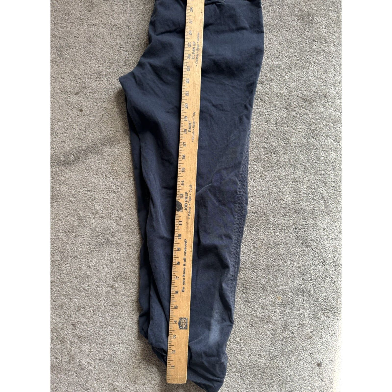 Abercrombie & Fitch Abercrombie & Fitch Women's Cropped Pants Size 8 Navy Blue Cuff Hem Size 30" / US 8 / IT 44 - 6 Thumbnail