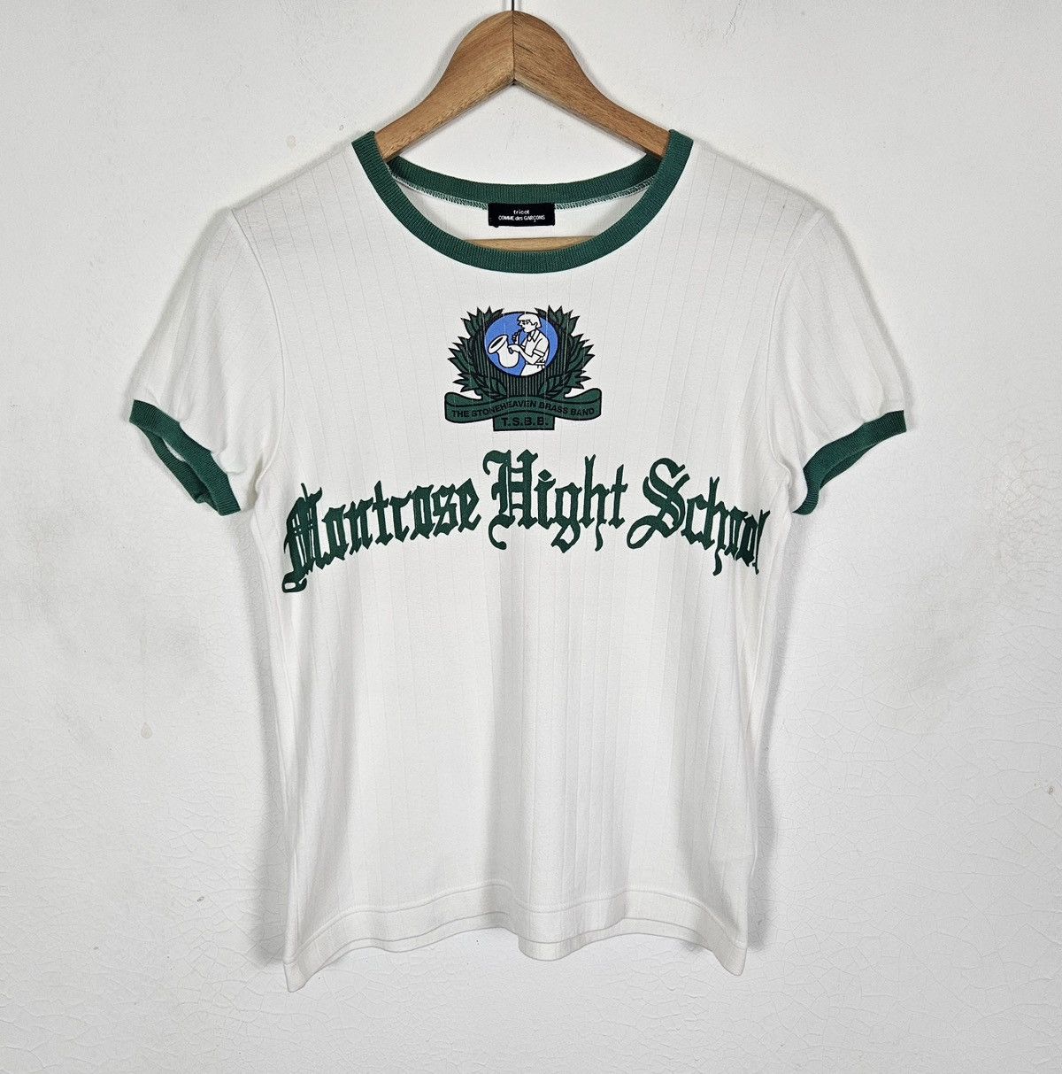 Tricot Comme des Garcons Tricot Comme des Garcons CDG Montrose High School Shirt Size M / US 6-8 / IT 42-44 - 2 Thumbnail