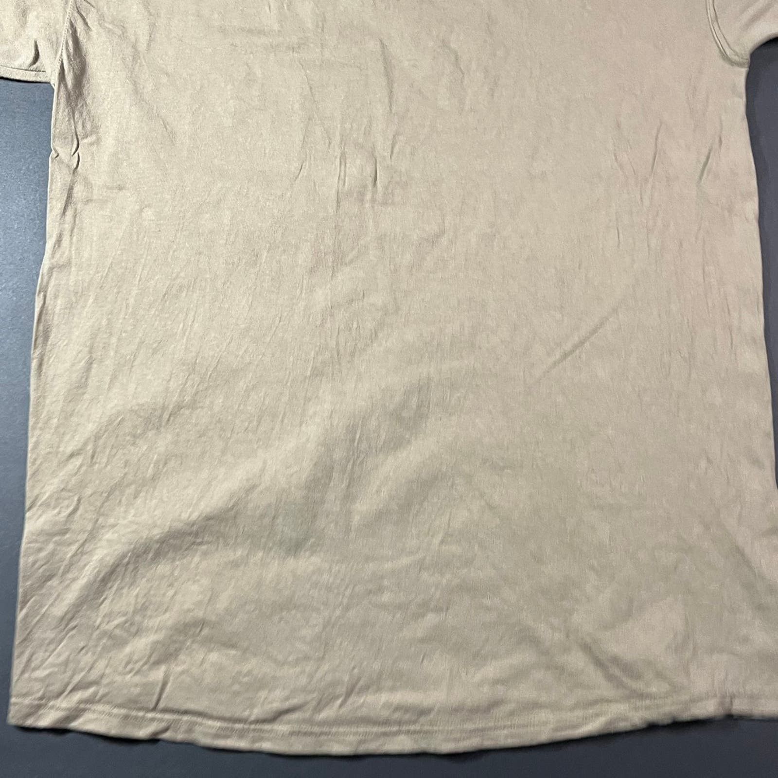 Vintage Vintage 1990’s Made In USA Lee Sport Tan Blank T-shirt XLT Size US XL / EU 56 / 4 - 3 Thumbnail