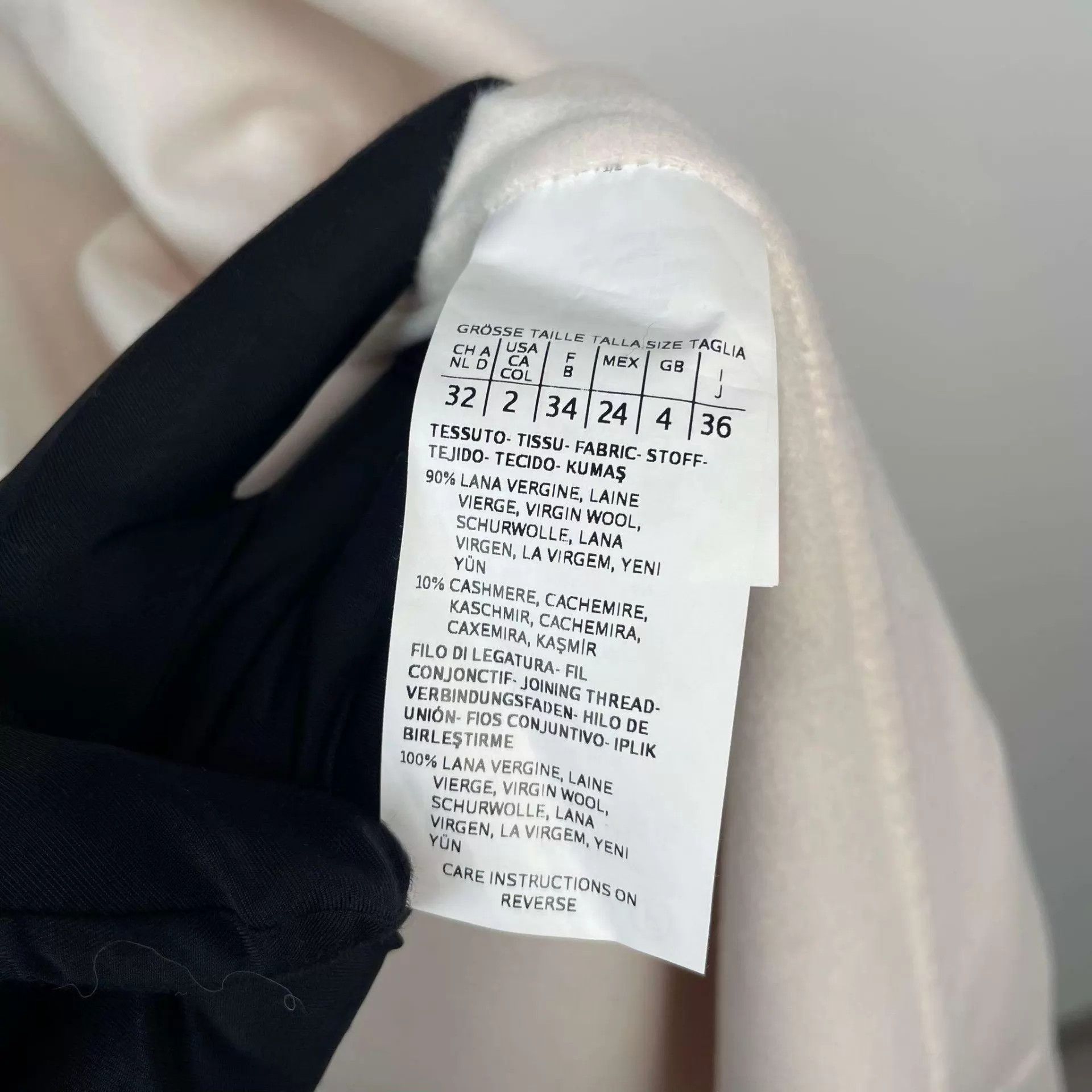 Max Mara MAXMara women's White Wool Coat 36 95 New Size XS / US 0-2 / IT 36-38 - 9 Thumbnail