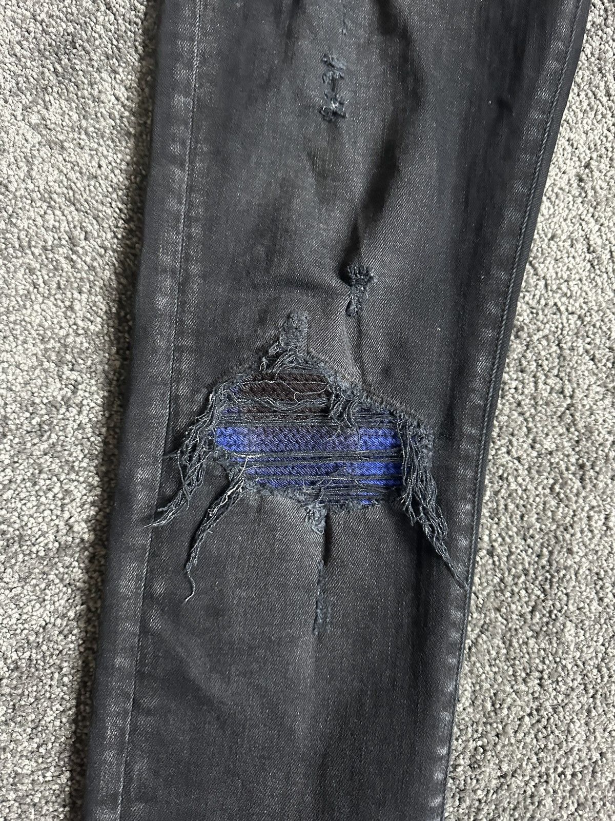 Amiri Amiri Black MX1 Jeans W32 Size US 32 / EU 48 - 3 Thumbnail