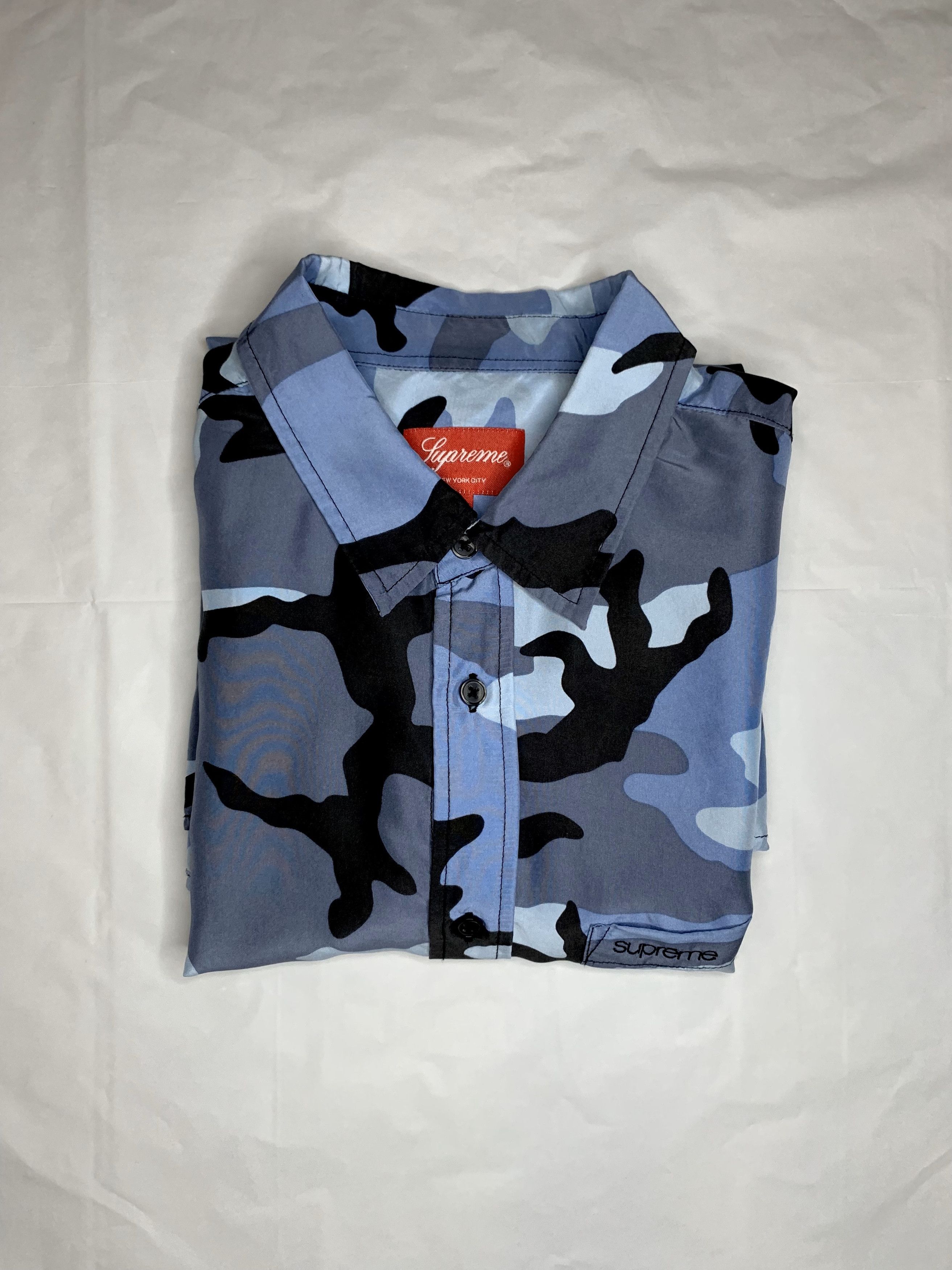 Supreme Supreme SS19 Silk Long Sleeve (L) Size US L / EU 52-54 / 3 - 4 Thumbnail
