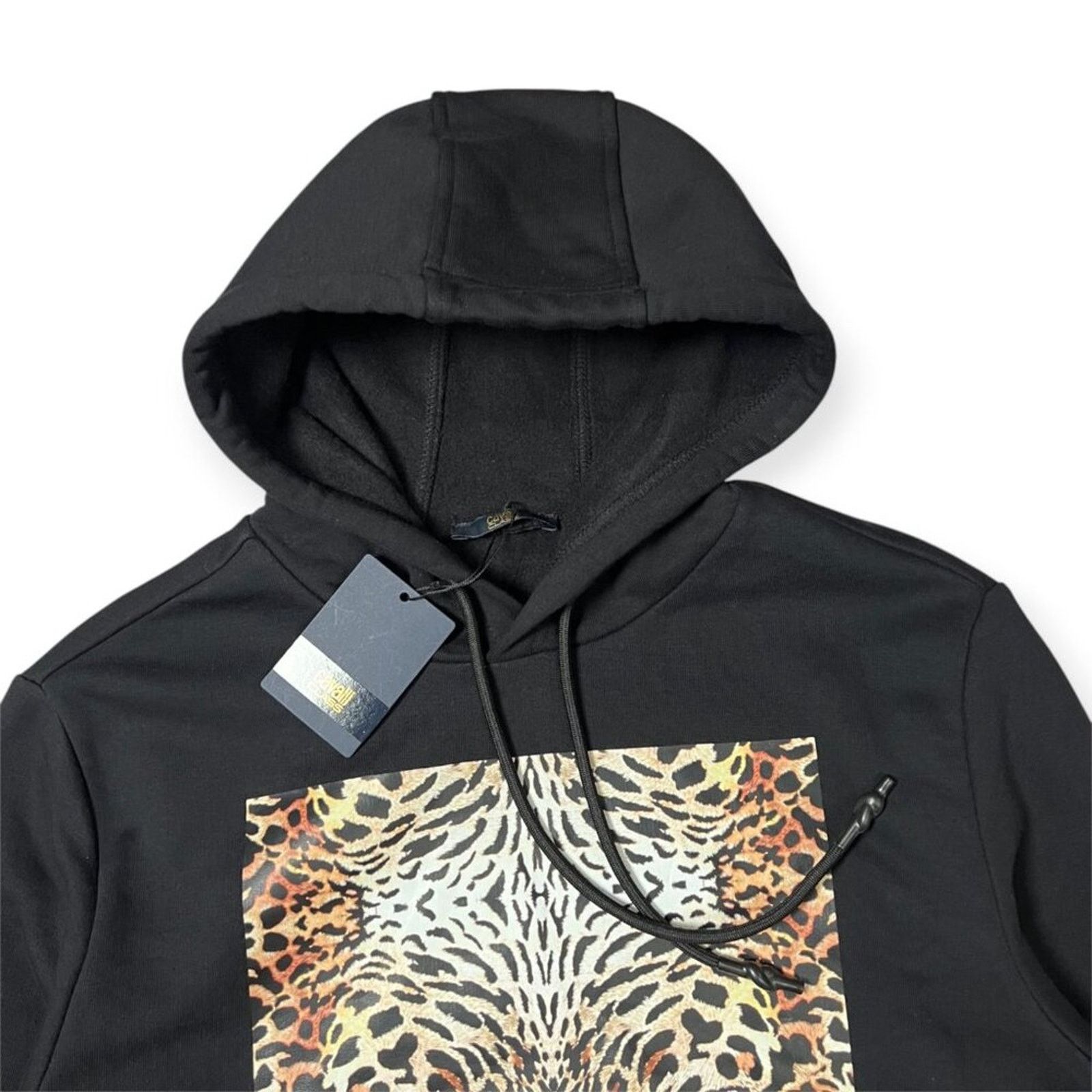 Cavalli Class Cavalli CLASS Roberto Cavalli Black Leopard Hoodie SIZE S Size US S / EU 44-46 / 1 - 9 Thumbnail