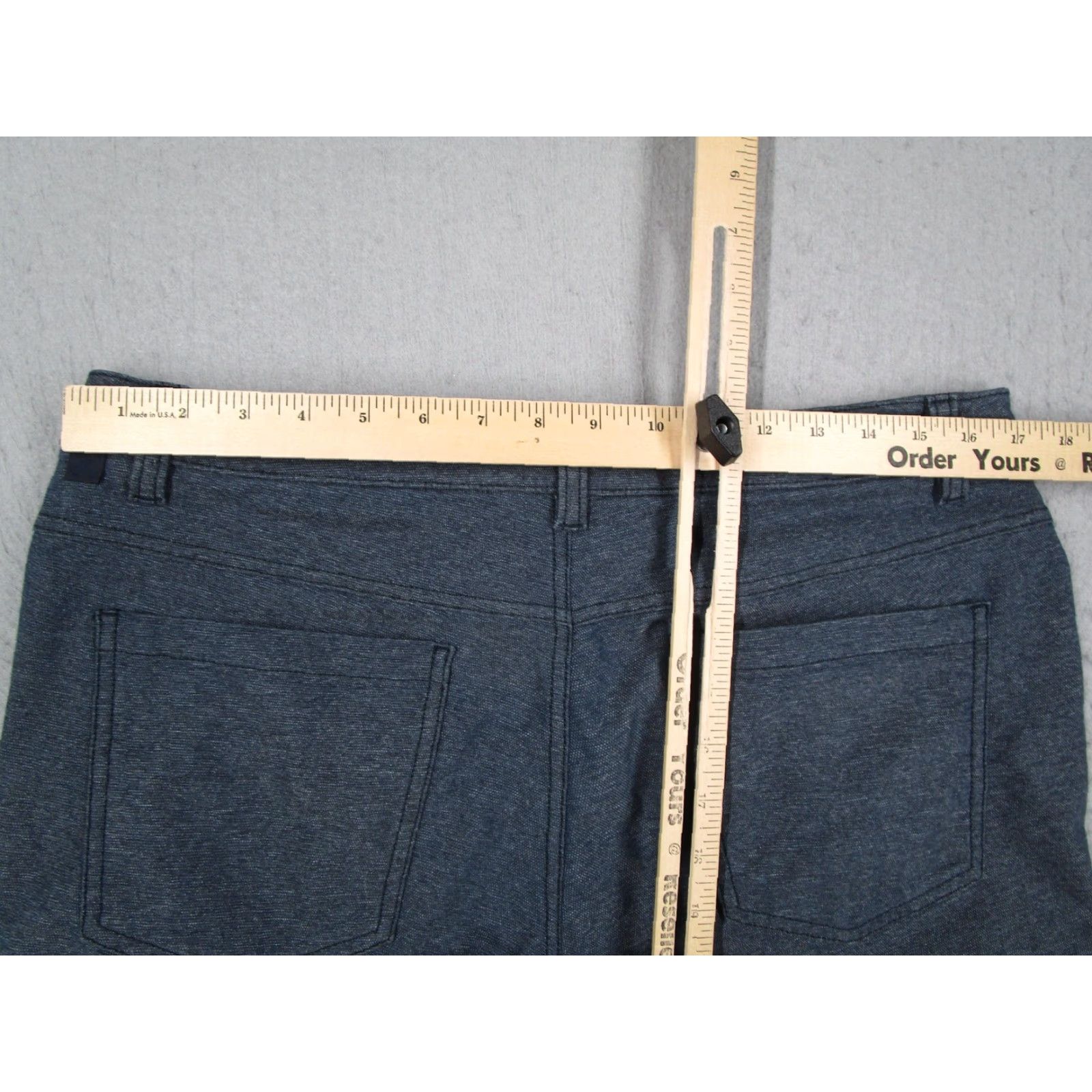 Lululemon Lululemon Pants Mens 32 Blue 5 Pocket Stretch Slim Tapered Canvas LM5609S Chino Casual Mens Slim Tapered 5-Pocket Blue Size US 32 / EU 48 - 4 Thumbnail