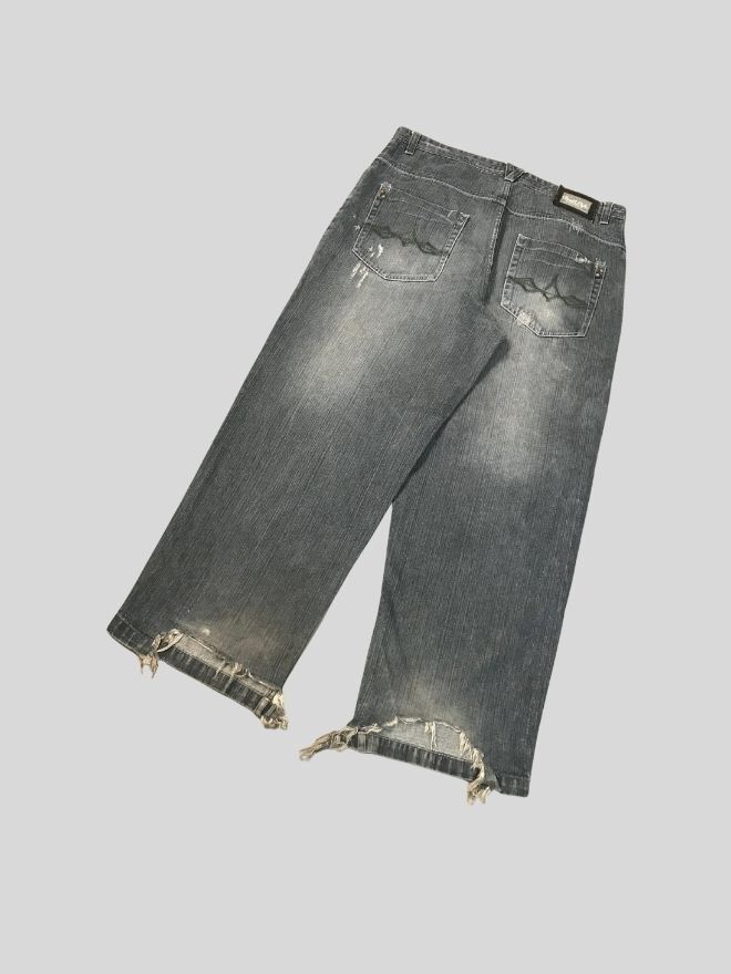 Southpole Vintage SouthPole faded baggy denim Size US 40 / EU 56 - 3 Thumbnail
