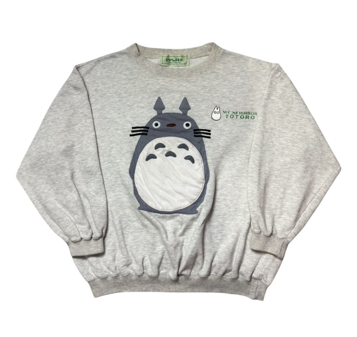 Anime VINTAGE STUDIO GHIBLI TOTORO CREWNECK JAPAN Size US M / EU 48-50 / 2 - 1 Thumbnail