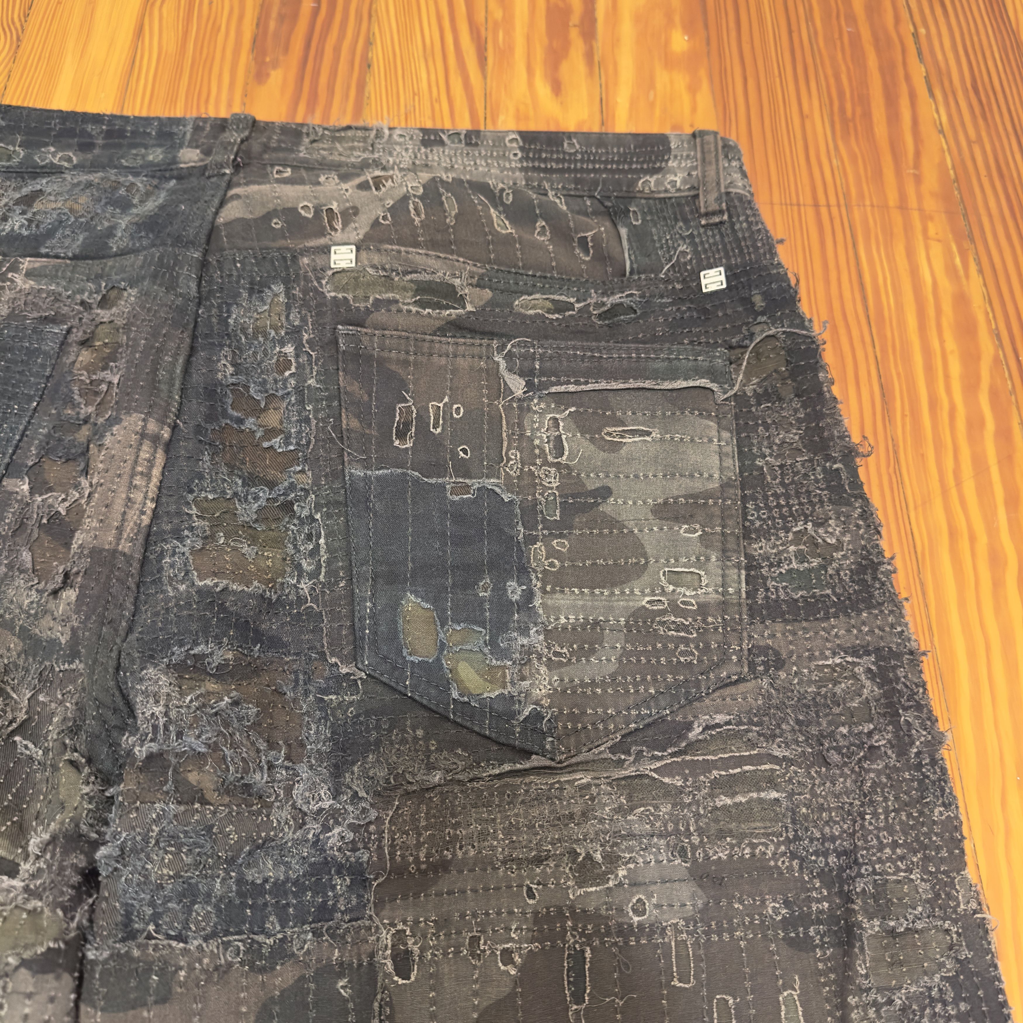 Givenchy GIVENCHY BORO CAMO PATCHWORK DENIM Size US 36 / EU 52 - 11 Thumbnail