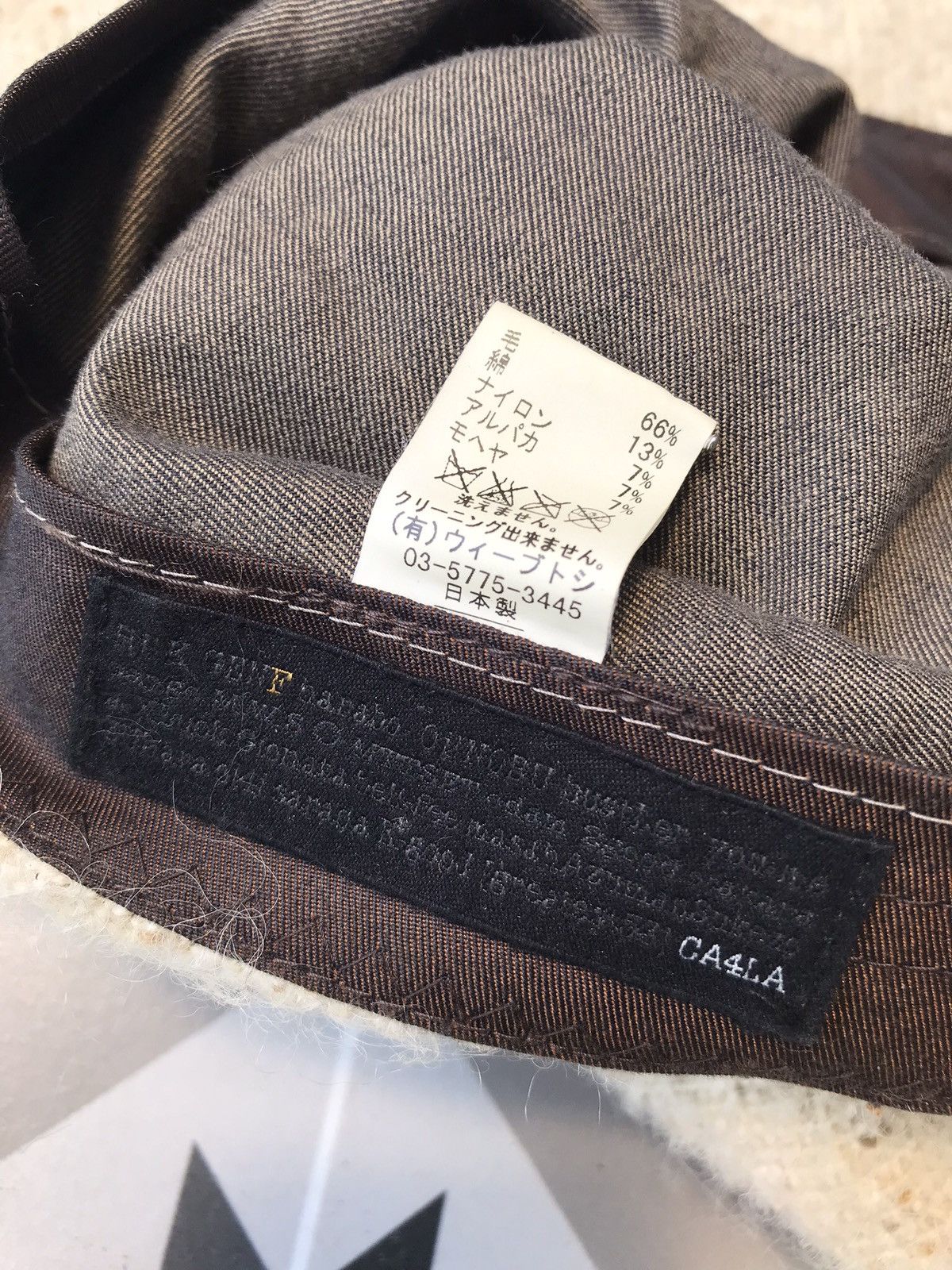 CA4LA × Japanese Brand STYLISH MOHAIR ALPACA CAP HAT BY CA4LA 🇯🇵 Size ONE SIZE - 8 Thumbnail