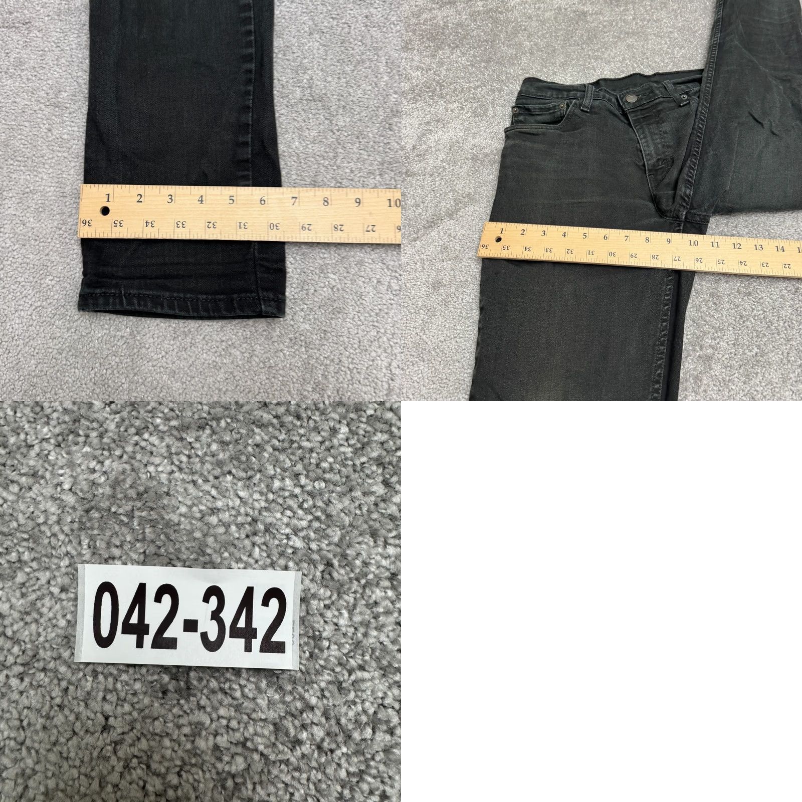 Levi's Levi's 511 Slim Fit Straight Leg Jeans Mens 32x32 Dark Wash Cotton Stretch Denim Size US 32 / EU 48 - 10 Thumbnail