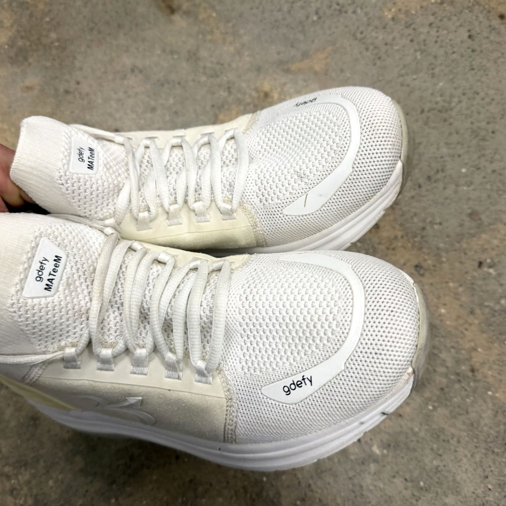 Vintage GDEFY MATeeM Cross-Trainer VersoShock Performance Sneaker Mens Size 10 White Athletic Arch Support Size US 10 / EU 43 - 6 Thumbnail