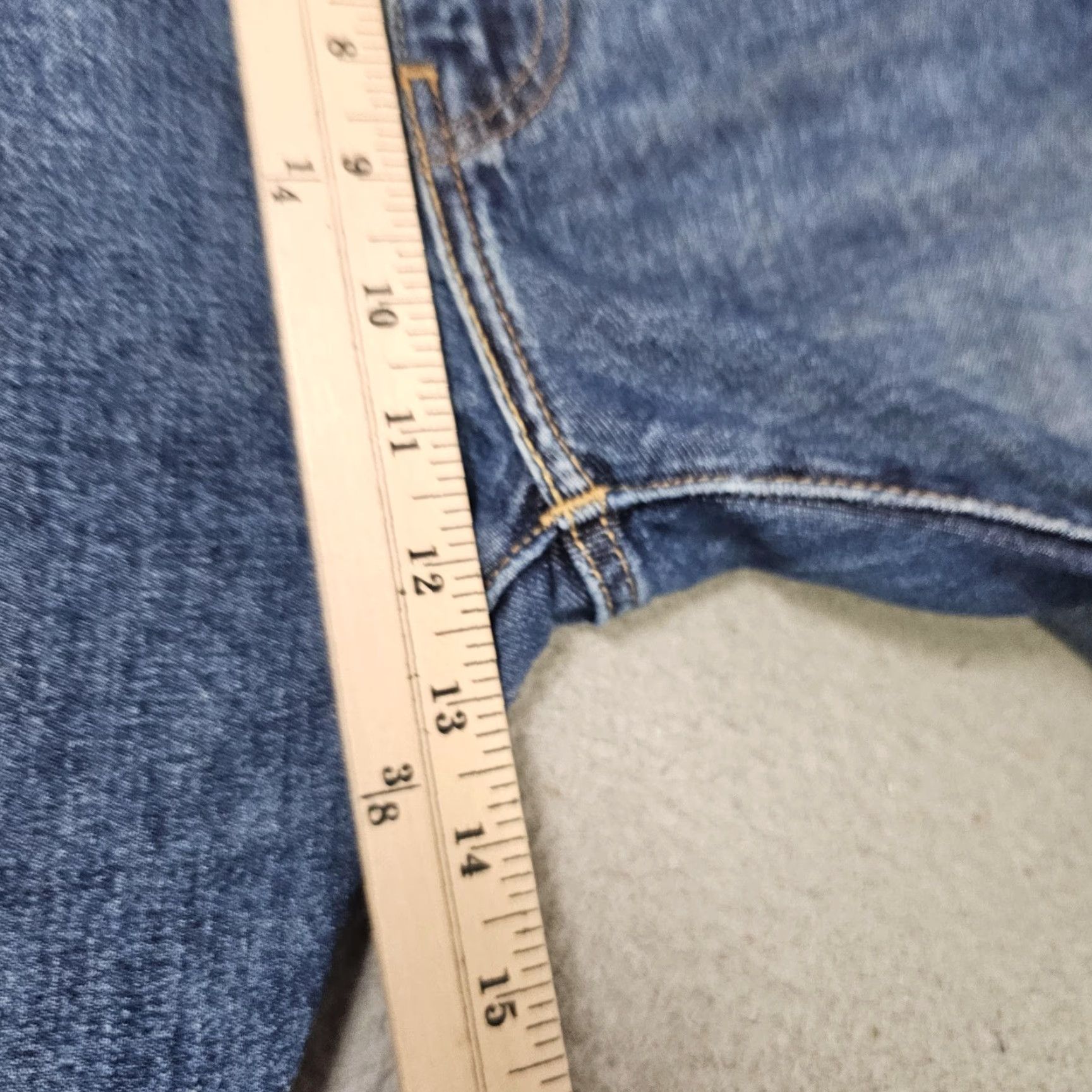 Levi's Levi's 502 Jeans 36x28 Blue Taper Fit Medium Wash Denim Mens Size US 36 / EU 52 - 4 Thumbnail
