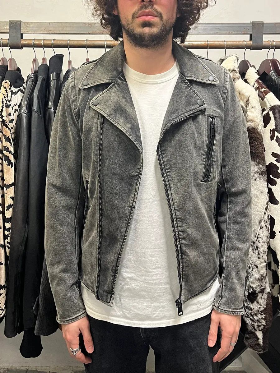 Diesel Diesel Raw Grey Denim Perfecto Jacket Size US S / EU 44-46 / 1 - 2 Thumbnail