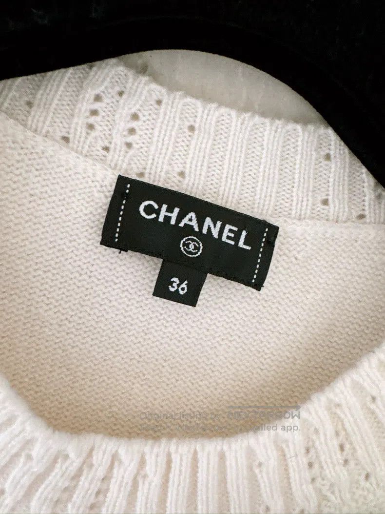 Chanel Chanel 23K white camelia vest Size XS / US 0-2 / IT 36-38 - 8 Thumbnail