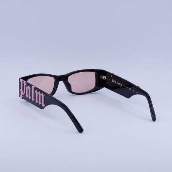 Palm Angels PERI007 ANGEL 1021 Sunglasses Black Rectangle